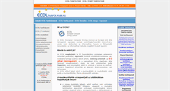 Desktop Screenshot of ecdltanfolyam.hu