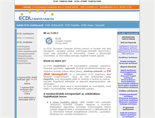 Tablet Screenshot of ecdltanfolyam.hu